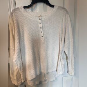 Wishlist long sleeve shirt. White size s/m